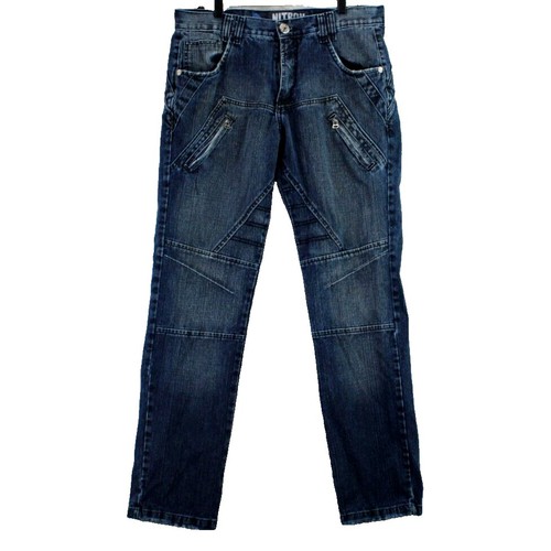 Nitron jeans mens blue denim - jeans,