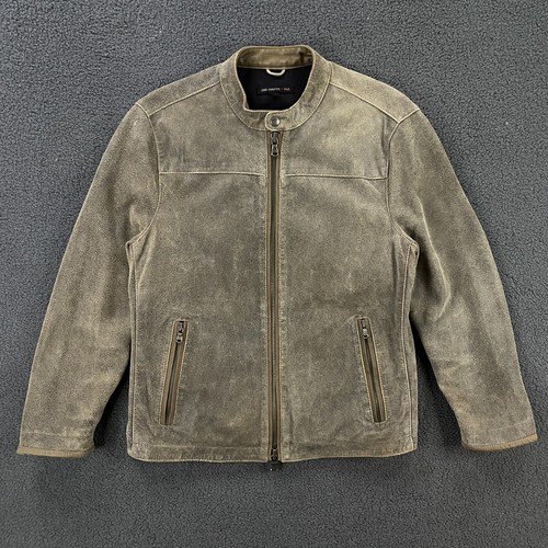 John varvatos leather jacket - leather,