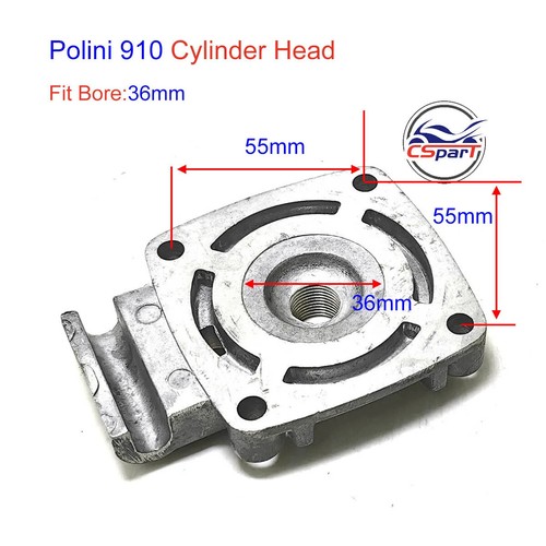 Cylinder head 36mm - 36mm, water