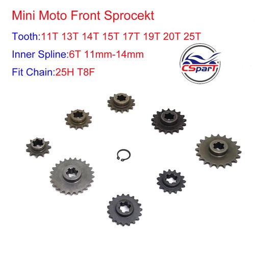 T8f 25h front - sprocket, 2