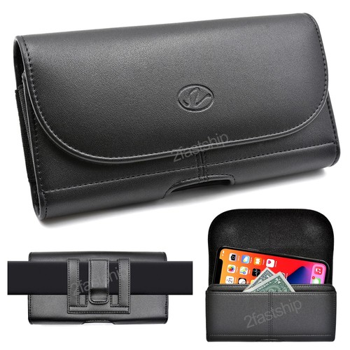 Leather phone holster card - phone,